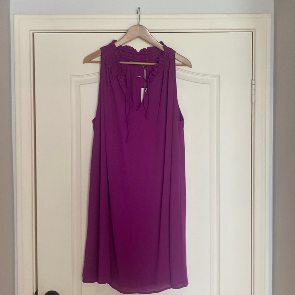 Alton Gray Magenta Dress NWT 14